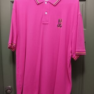 Psycho Bunny Vibrant Pink Polo Shirt